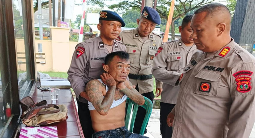 Ditolong Brimob karena Kecelakaan, Ternyata Kedapatan Bawa Sabu dan Ekstasi