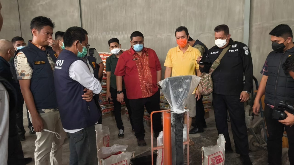 Awasi Mutu dan Harga Beras, Satgas Pangan Sumut Sidak Kilang Padi di Deliserdang