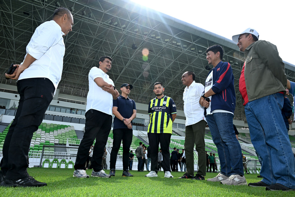 Bobby Nasution Support PSMS, Pastikan Stadion Utama Sumut Siap Digunakan