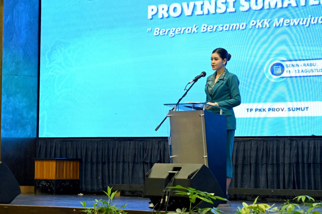 Puncak HKG ke-53 PKK Sumut, Kahiyang Ayu Ajak Kader Dukung Indonesia Emas 2045