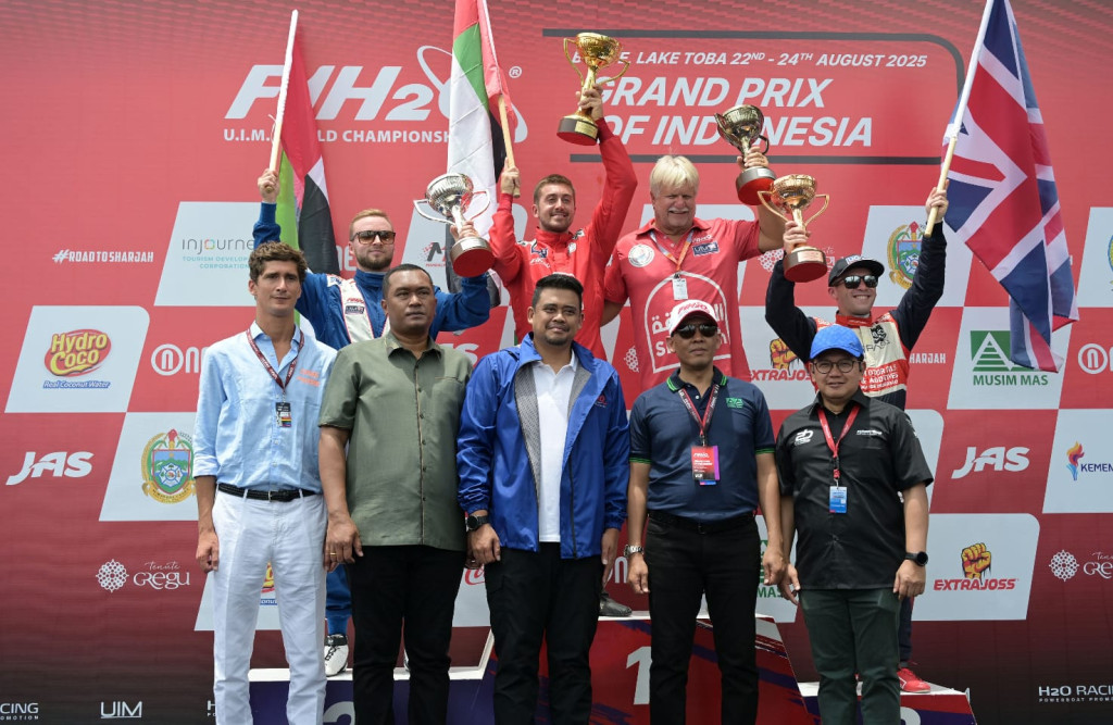 F1 Powerboat 2025 Berakhir, Bobby Nasution Optimis Musim Depan Lebih Baik