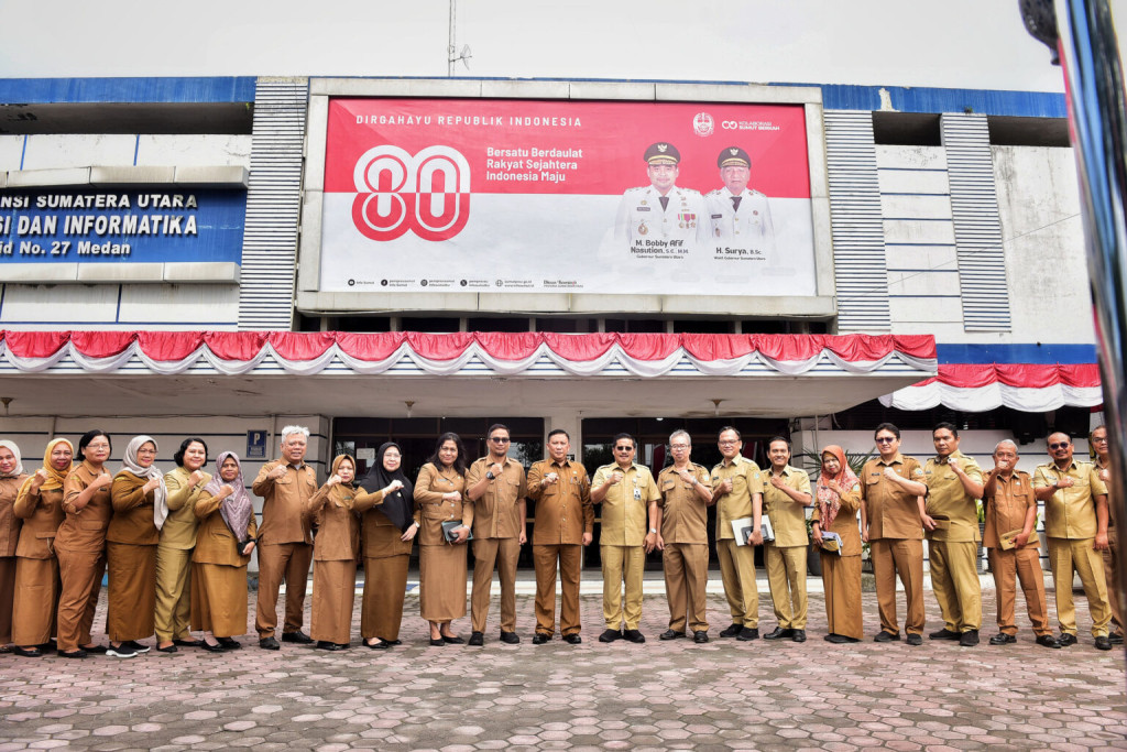 Sekda Sumut Ajak ASN Dinas Kominfo Perkuat Kerja Sama Tim: Dukung Kinerja Pimpinan
