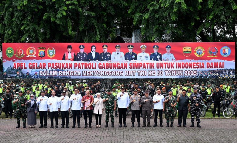 Bawa Misi Indonesia Damai, 480 Personel Pasukan Patroli Gabungan Simpatik Dilepas Salurkan 28 Ribu Ton Beras