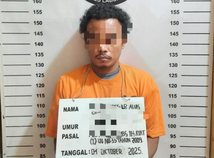 Ketangkap Kantongi Sabu, Pria di Labuhanbatu Gagal Buang Barbuk ke Kloset