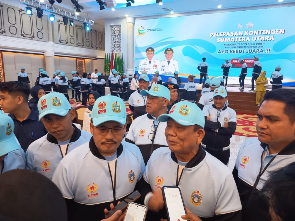 Gelombang Pertama Kontingen Sumut PON Bela Diri 2025 Berangkat, Terakhir Ju Jitsu