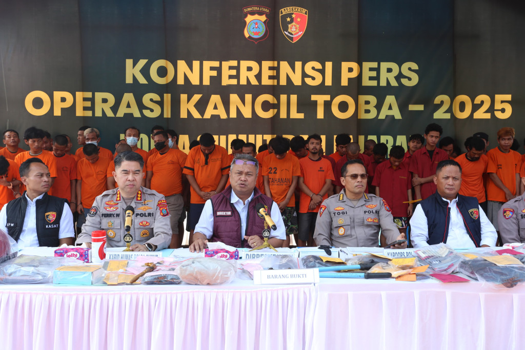 Operasi Kancil 2025, Polda Sumut dan 5 Polres Ungkap 249 Kasus - 226 Tersangka Ditangkap