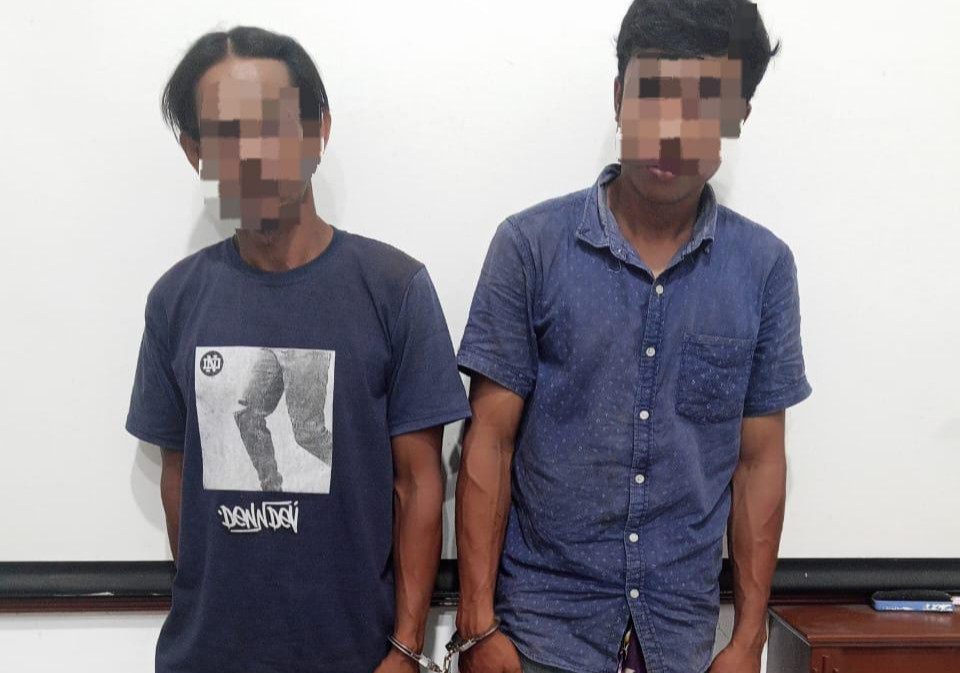 Dua Pelaku Pencurian TBS di PTPN-4 Bah Jambi Ditangkap Polres Simalungun