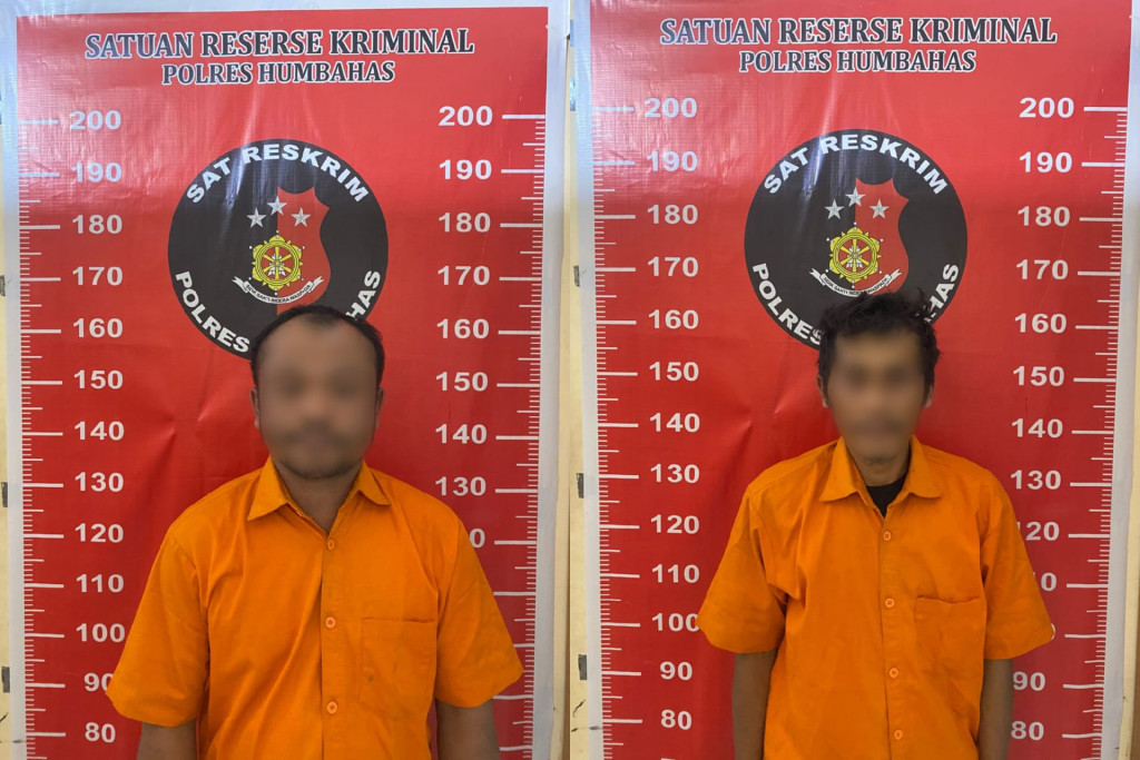 Pencuri dan Penadah Hasil Curanmor Dibekuk Sat Reskrim Polres Humbahas, 4 Motor Diamankan