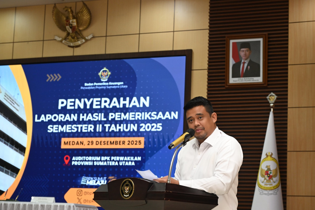 Serahkan LHP Semester II 2025 ke BPK, Bobby Nasution Ingatkan Sinkronisasi Program dan Kebutuhan Masyarakat