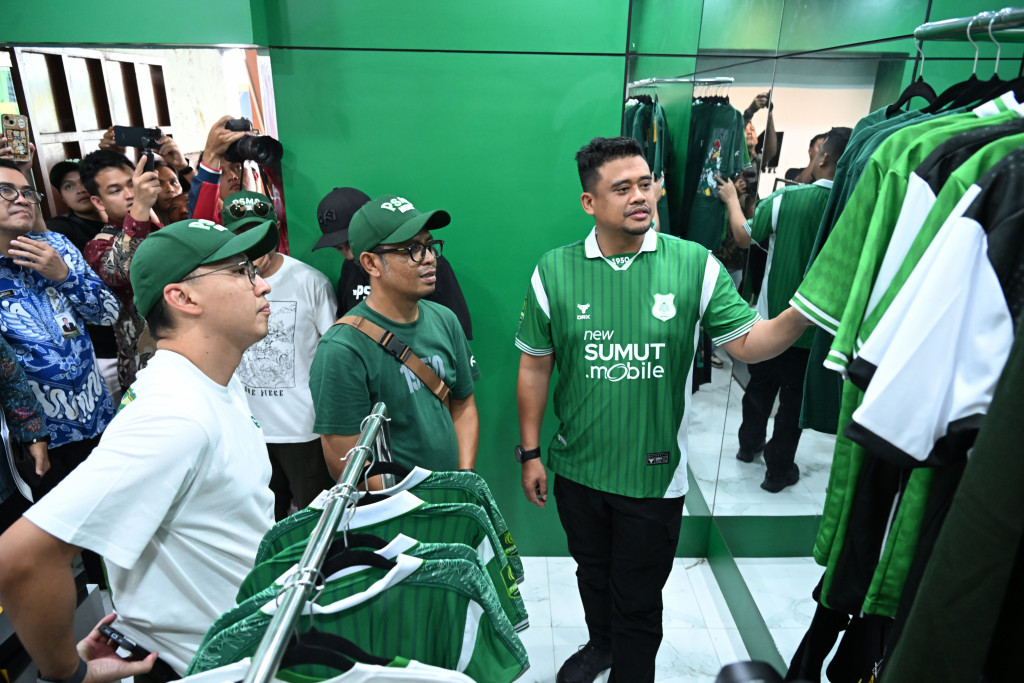 Jersey PSMS Kolaborasi dengan UMKM, Bobby Nasution Ajak Fans Bantu Pemasukan Klub