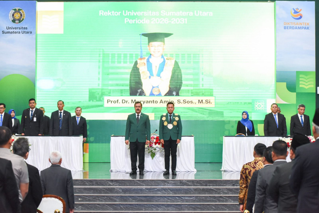 Muryanto Amin Rektor USU Periode 2026-2031