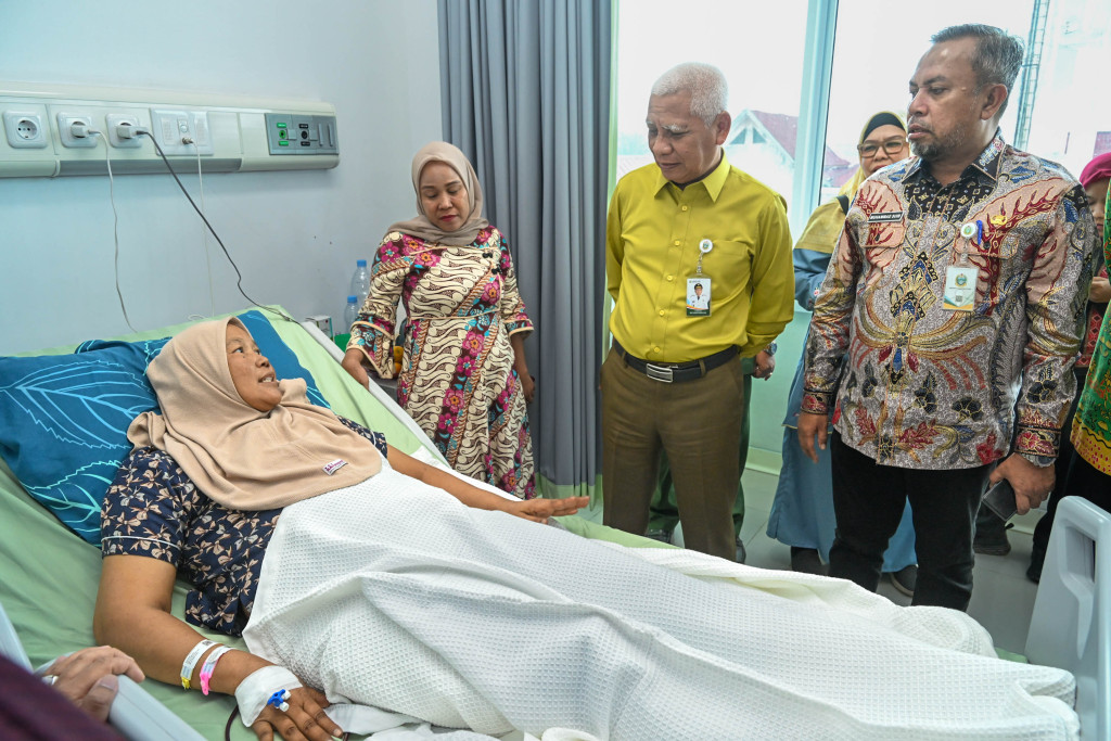 Pastikan Pelayanan Kesehatan di RS Haji Medan Baik, Wagub Sumut Sambangi Pasien Kanker