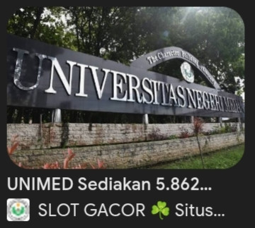 Website Unimed Diretas, Diklik Jadi Situs Judol 'Toto22'