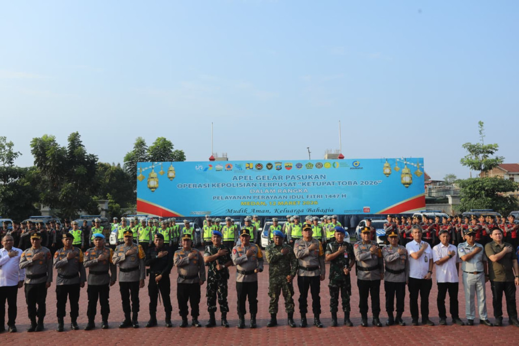 Pengamanan Operasi Ketupat Toba, 11.276 Personel Gabungan Dikerahkan