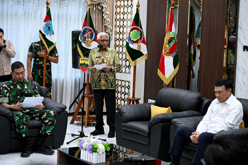 Silaturahmi Bersama Forkopimda Sumut, Menko Polkam Soroti Narkoba hingga Judol