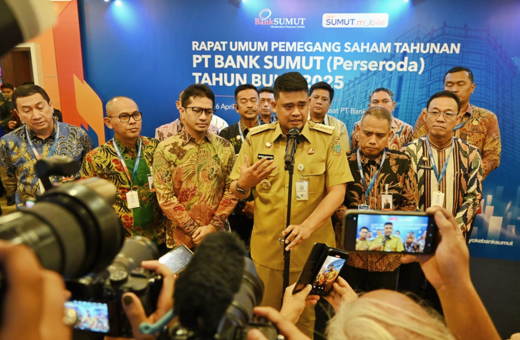 Dorong Naik Kelas Menengah, Bobby Nasution Pacu Modal Bank Sumut Rp6 Triliun