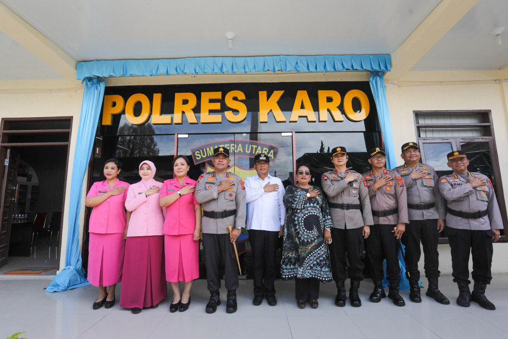 Resmi Berganti, Polres Tanah Karo Jadi Polres Karo