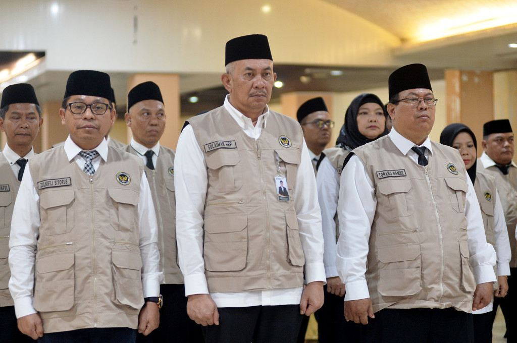 Lantik Pj Sekda Sumut Koordinator PPIH Embarkasi Medan, Menteri Haji dan Umrah: Jangan Biarkan Calon Jamaah Bingung