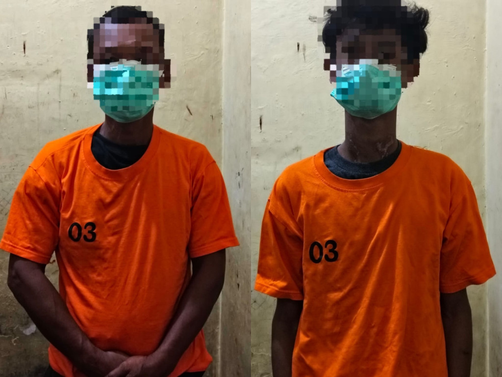Dua Pencuri Mesin Pemotong Aluminium di Binjai Dibekuk