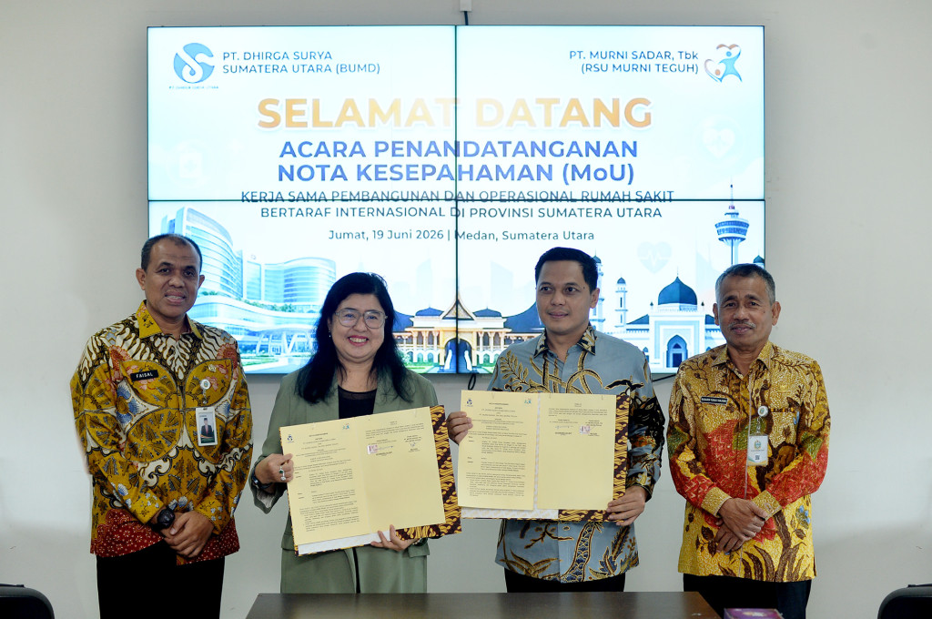PT Dhirga Surya dan Murni Teguh Teken MoU Siapkan Rumah Sakit Bertaraf Internasional di Sumut