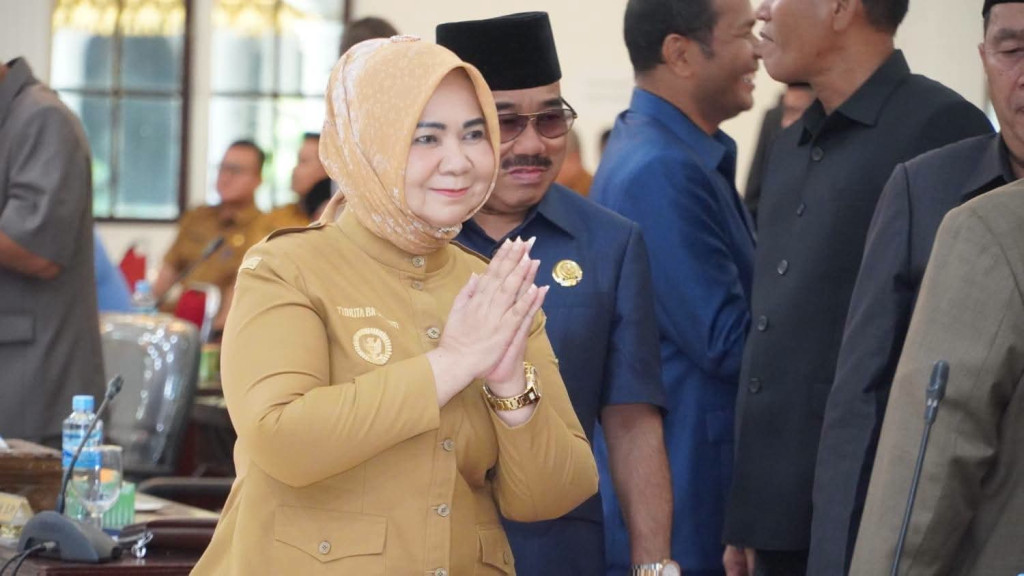 Jabat Plt Bupati Langkat, Tiorita Ajak Doakan Ondim: Biarlah Proses Hukum Berjalan