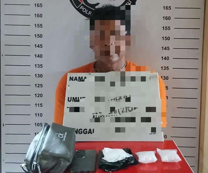 Bawa Sabu 100 Gram, Warga Medan Ditangkap Polres Labuhanbatu