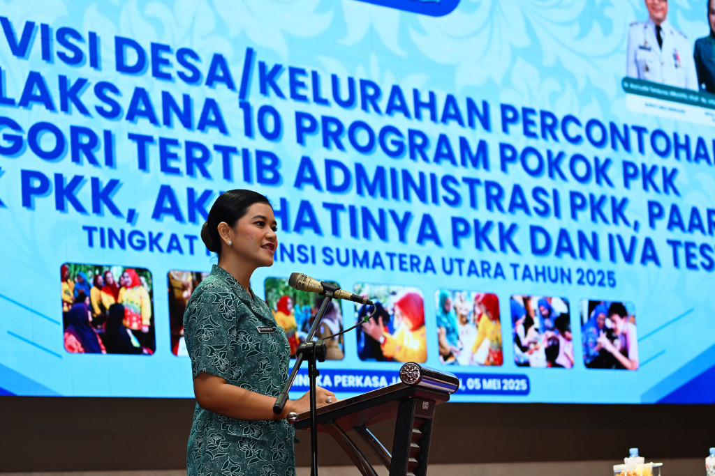 Ketua TP PKK Sumut Supervisi Pelaksanaan 10 Program Pokok PKK Tingkat Provinsi
