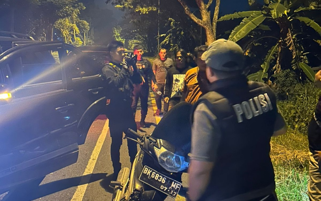 Bubarkan Aksi Balap Liar, Tim Ops Pekat Toba 2025 Amankan 8 Orang