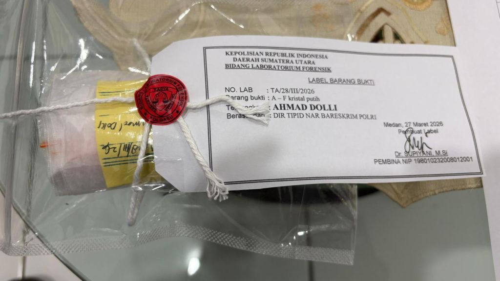 Bareskrim Polri Tangkap Kurir Ketamin 6 Kg di Deliserdang Sumut, Mengaku dapat di Laut Selat Malaka